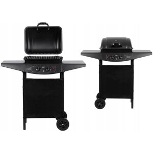 Inny producent Grill Gazowy Czarny Kompaktowy Teesa BBQ 2000 2 palniki 5 kW TSA0080 Inny producent Grill Gazowy Czarny Kompaktowy Teesa BBQ 2000 2 palniki 5 kW TSA0080