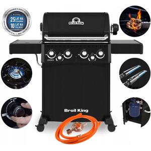 Grill gazowy ogrodowy Broil King Crown 480 shadow kuchenka rożen dost 24h Grill gazowy ogrodowy Broil King Crown 480 shadow kuchenka rożen dost 24h