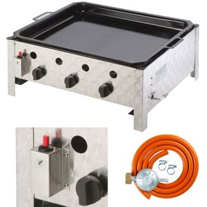 Meva Patelnia gazowa grill gazowy z patelnią 3 - palnikowy PELVIS 10 kW Meva Patelnia gazowa grill gazowy z patelnią 3 - palnikowy PELVIS 10 kW