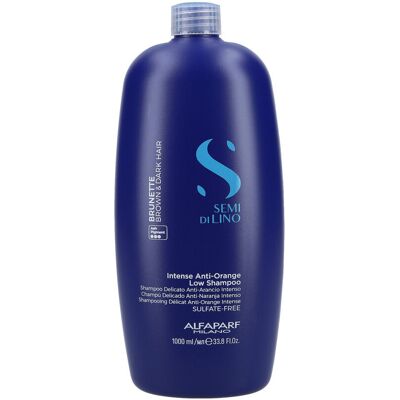 Alfaparf Milano Semi di Lino Brunette - Szampon neutralizujący odcienie miedzi - 1000ml Alfaparf Milano Semi di Lino Brunette - Szampon neutralizujący odcienie miedzi - 1000ml