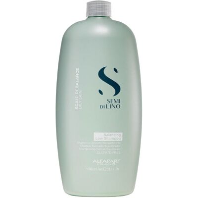 Alfaparf Milano Semi Di Lino Scalp Balance Oily Skin Low Shampoo - 1000ml Alfaparf Milano Semi Di Lino Scalp Balance Oily Skin Low Shampoo - 1000ml