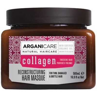 Arganicare,Collagen Naprawcza Maska Do Cienkich I Zniszczonych Włosów 500ml Arganicare,Collagen Naprawcza Maska Do Cienkich I Zniszczonych Włosów 500ml