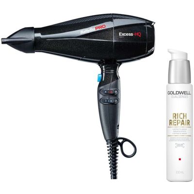 BaByliss PRO Excess HQ 2600W BAB6990IE suszarka + Goldwell DS RR 6 Effects serum 100ml BaByliss PRO Excess HQ 2600W BAB6990IE suszarka + Goldwell DS RR 6 Effects serum 100ml