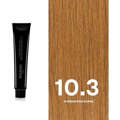 Balmain Professionnel, Couleurs Couture, Trwała farba do włosów, 10.3 Platinum Gold Blonde, 60 ml Balmain Professionnel, Couleurs Couture, Trwała farba do włosów, 10.3 Platinum Gold Blonde, 60 ml