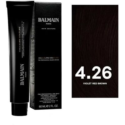Balmain Professionnel, Couleurs Couture, Trwała farba do włosów, 4.26 Violet Red Brown, 60 ml Balmain Professionnel, Couleurs Couture, Trwała farba do włosów, 4.26 Violet Red Brown, 60 ml