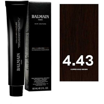 Balmain Professionnel, Couleurs Couture, Trwała farba do włosów, 4.43 Copper Gold Brown, 60 ml Balmain Professionnel, Couleurs Couture, Trwała farba do włosów, 4.43 Copper Gold Brown, 60 ml