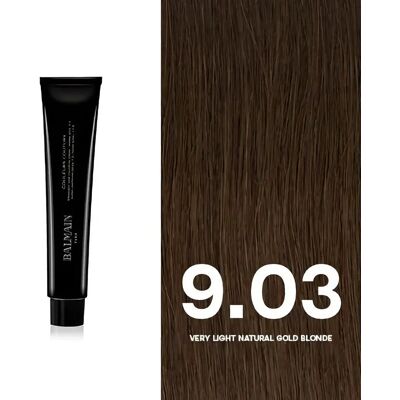 Balmain Professionnel, Couleurs Couture, Trwała farba do włosów, 9.03 Very Light Natural Gold Blonde, 60 ml Balmain Professionnel, Couleurs Couture, Trwała farba do włosów, 9.03 Very Light Natural Gold Blonde, 60 ml