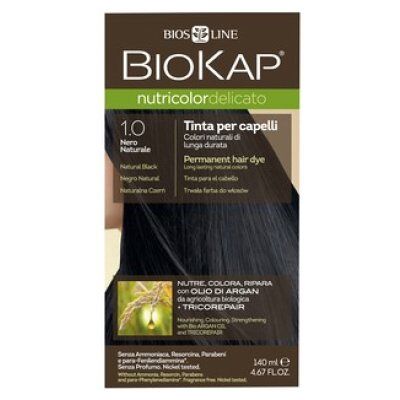 Biokap Naturalna Czarna Farba do Włosów - Szybka, Odżywcza i Naprawcza Biokap Naturalna Czarna Farba do Włosów - Szybka, Odżywcza i Naprawcza