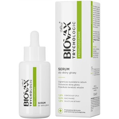 BIOVAX Trychologic Przetłuszczanie Serum do skóry BIOVAX Trychologic Przetłuszczanie Serum do skóry