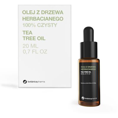 Botanicapharma, Olej z drzewa herbacianego 100%, 20 ml Botanicapharma, Olej z drzewa herbacianego 100%, 20 ml