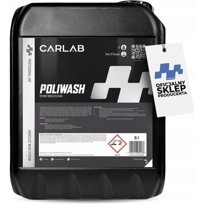Inny producent Carlab Pro Poliwash 5l Polimerowy Szampon Bez Spłukiwania, No Rinse Inny producent Carlab Pro Poliwash 5l Polimerowy Szampon Bez Spłukiwania, No Rinse