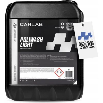 Inny producent Carlab Pro Poliwash Light 5l Hybrydowy Szampon Bez Spłukiwania, No Rinse Inny producent Carlab Pro Poliwash Light 5l Hybrydowy Szampon Bez Spłukiwania, No Rinse