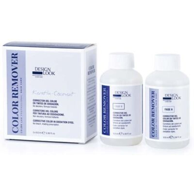DESIGN LOOK ściągacz koloru - HAIR DYEING REMOVAL TREATMENT 2 x 100 ml DESIGN LOOK ściągacz koloru - HAIR DYEING REMOVAL TREATMENT 2 x 100 ml
