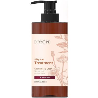 DRYOPE SILKY HAIR TREATMENT Odżywcza maska do włosów suchych i zniszczonych o zapachu kwiatowo – drzewnym Rose Wood 500 ml DRYOPE SILKY HAIR TREATMENT Odżywcza maska do włosów suchych i zniszczonych o zapachu kwiatowo – drzewnym Rose Wood 500 ml