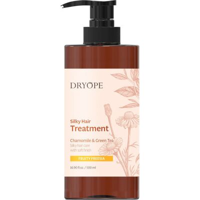 DRYOPE SILKY HAIR TREATMENT Odżywcza maska do włosów suchych i zniszczonych o zapachu owoców i frezji 500 ml DRYOPE SILKY HAIR TREATMENT Odżywcza maska do włosów suchych i zniszczonych o zapachu owoców i frezji 500 ml