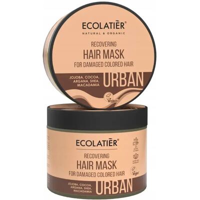 ECOLATIER Urban Regenerująca maska do włosów zniszczonych farbowanych 380ml ECOLATIER Urban Regenerująca maska do włosów zniszczonych farbowanych 380ml