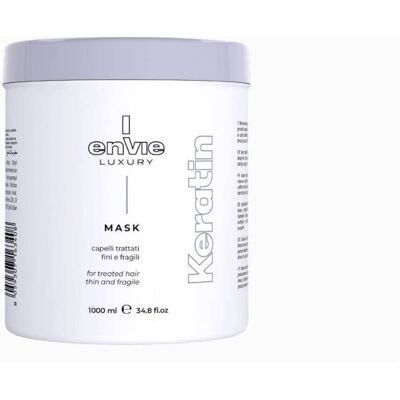 Envie Luxury Mask Kerartin, Keratynowa Maska do Włosów po Botoksie, 1000ml Envie Luxury Mask Kerartin, Keratynowa Maska do Włosów po Botoksie, 1000ml