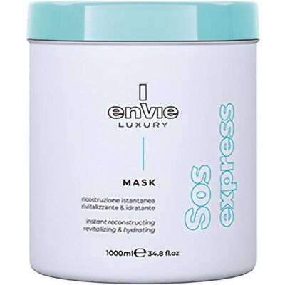 Envie Luxury Mask Sos Express, Maska Regenerująca Do Włosów Zniszczonych i Suchych 1000ml Envie Luxury Mask Sos Express, Maska Regenerująca Do Włosów Zniszczonych i Suchych 1000ml