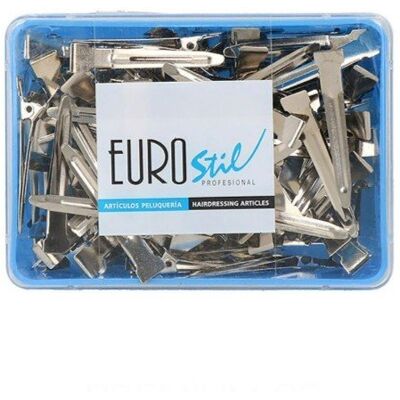 EUROSTIL Klipsy metalowe pojedyncze 120 sztuk - 01657 EUROSTIL Klipsy metalowe pojedyncze 120 sztuk - 01657