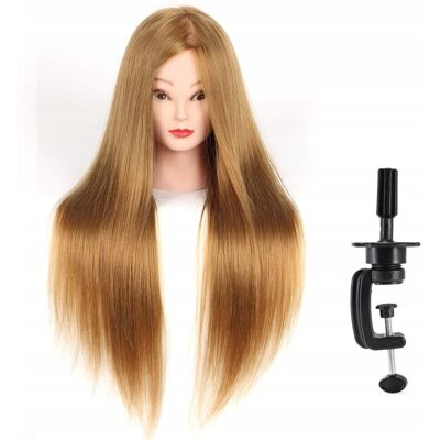 Główka Fryzjerska Treningowa Term Włos 70Cm Blond2 Główka Fryzjerska Treningowa Term Włos 70Cm Blond2