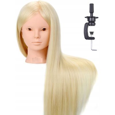 Główka Fryzjerska Treningowa Term Włos 70Cm Blond4 Główka Fryzjerska Treningowa Term Włos 70Cm Blond4