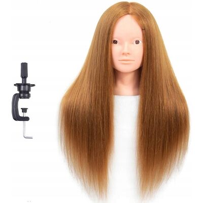Główka Fryzjerska Treningowa Term Włos 70Cm Blond5 Główka Fryzjerska Treningowa Term Włos 70Cm Blond5