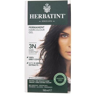 Herbatint, trwała farba do włosów 3N Ciemny Kasztan, 150 ml Herbatint, trwała farba do włosów 3N Ciemny Kasztan, 150 ml