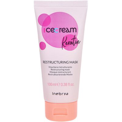 INEBRYA ICE CREAM RESTRUCTURING Maska do włosów z keratyną 100 ml INEBRYA ICE CREAM RESTRUCTURING Maska do włosów z keratyną 100 ml