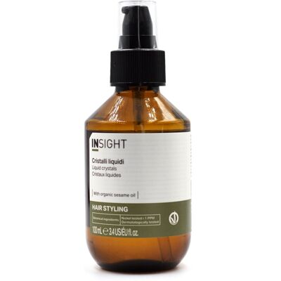 Insight Liquid Crystals Ciekłe Kryształki Serum Nawilżające do Włosów z Organicznymi Ekstraktami z Oleju Lnianego i Oleju Sezamowego 100ml Insight Liquid Crystals Ciekłe Kryształki Serum Nawilżające do Włosów z Organicznymi Ekstraktami z Oleju Lnianego i Oleju Sezamowego 100ml