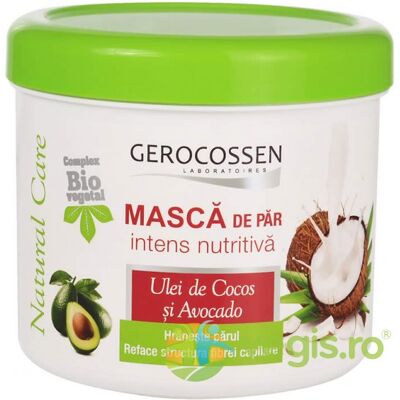 Intensywnie odżywcza maska do włosów z BIO Kokosem i Awokado Natural Care 450ml Intensywnie odżywcza maska do włosów z BIO Kokosem i Awokado Natural Care 450ml