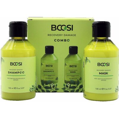 Kleral system bcosi recovery zestaw szampon i maska do włosów suchych 2x150ml Kleral system bcosi recovery zestaw szampon i maska do włosów suchych 2x150ml