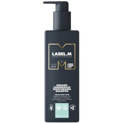 Organiczny Szampon z Cytrynowym Trawą Label.m - 300ml Organiczny Szampon z Cytrynowym Trawą Label.m - 300ml