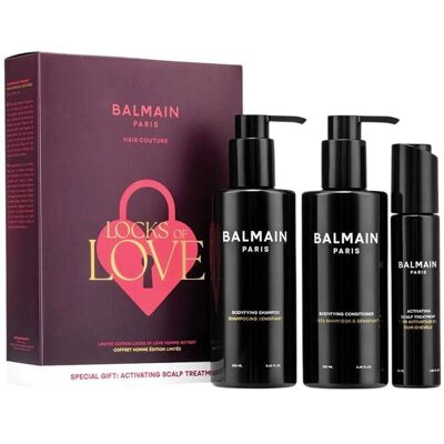 Locks of Love Set Balmain Professionnel: Homme, Hair Shampoo, Bodyfying, 250 ml + Homme, Hair Conditioner, Bodyfying, 250 ml + Homme, Scalp Serum, F.. Locks of Love Set Balmain Professionnel: Homme, Hair Shampoo, Bodyfying, 250 ml + Homme, Hair Conditioner, Bodyfying, 250 ml + Homme, Scalp Serum, F..