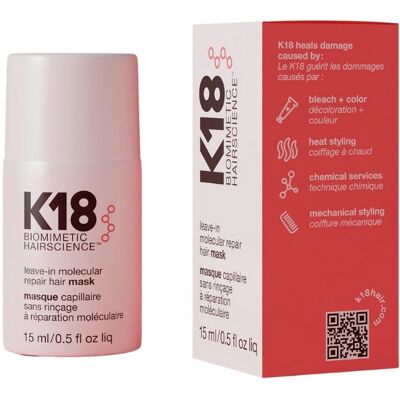K18 Maska do Włosów Oparta na Molekułach - 15 ml K18 Maska do Włosów Oparta na Molekułach - 15 ml
