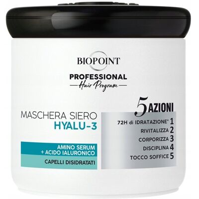 Maska-serum dla włosów suchych i odwodnionych HYALU-3 5w1 400ml Maska-serum dla włosów suchych i odwodnionych HYALU-3 5w1 400ml