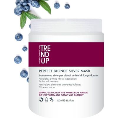 Maska silver do włosów blond neutralizująca żółte tony 1000 ml Trend Up Maska silver do włosów blond neutralizująca żółte tony 1000 ml Trend Up