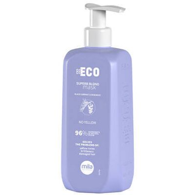 Mila BE ECO Maska Superb Blond neutralizująca żółte refleksy 900 ml Mila BE ECO Maska Superb Blond neutralizująca żółte refleksy 900 ml