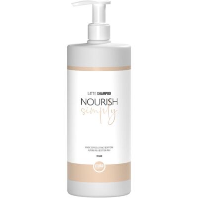 Mila Simply Szampon Nourish Latte odżywczy do włosów suchych 950 ml Mila Simply Szampon Nourish Latte odżywczy do włosów suchych 950 ml
