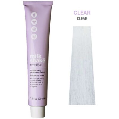 Milk Shake, Creative, Bez SLS/SLES, Trwała farba do włosów, Clear, 100 ml Milk Shake, Creative, Bez SLS/SLES, Trwała farba do włosów, Clear, 100 ml