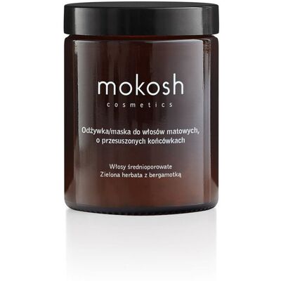 Mokosh - Odżywka do włosów średniej porowatości - Zielona herbata bergamotka - 180 ml Mokosh - Odżywka do włosów średniej porowatości - Zielona herbata bergamotka - 180 ml