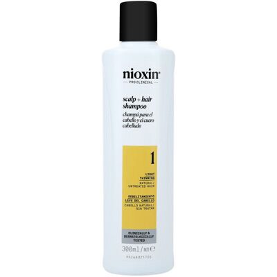 Szampon Nioxin System 1 - Naturalne Włosy - Łagodne Osłabienie - 300 Ml Szampon Nioxin System 1 - Naturalne Włosy - Łagodne Osłabienie - 300 Ml