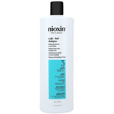Szampon Nioxin System 3 do cienkich, chemicznie traktowanych włosów Szampon Nioxin System 3 do cienkich, chemicznie traktowanych włosów