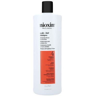 Nioxin System 4 - Szampon - Farbowane i Uszkodzone Włosy - 1L Nioxin System 4 - Szampon - Farbowane i Uszkodzone Włosy - 1L