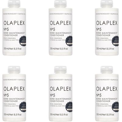 Olaplex No. 5 Odżywka odbudowująca do suchych włosów – Bond Maintenance 6x250 ml Olaplex No. 5 Odżywka odbudowująca do suchych włosów – Bond Maintenance 6x250 ml
