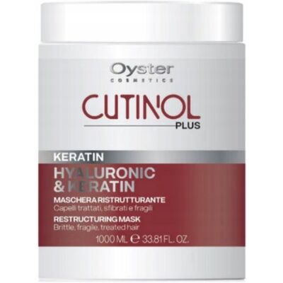 Oyster Cutinol Plus Keratin Maska do Włosów Kruchych i Łamliwych 1000 Ml Oyster Cutinol Plus Keratin Maska do Włosów Kruchych i Łamliwych 1000 Ml