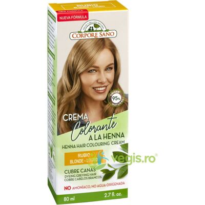 Półtrwały kremowy barwnik do henny - Blond 80ml Półtrwały kremowy barwnik do henny - Blond 80ml