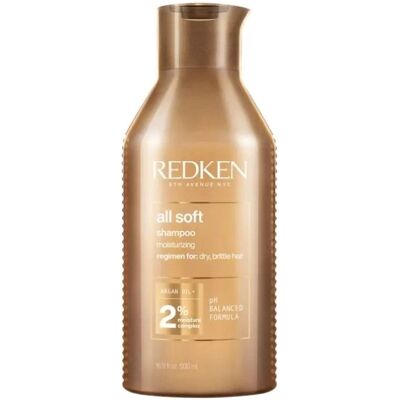 Szampon All Soft Redken do Suchych, Łamliwych Włosów - Szampon Szampon All Soft Redken do Suchych, Łamliwych Włosów - Szampon