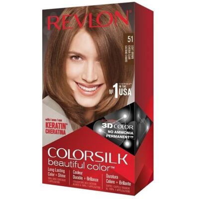 Revlon Colorsilk Trwały kolor nr 51 Jasny brąz Revlon Colorsilk Trwały kolor nr 51 Jasny brąz