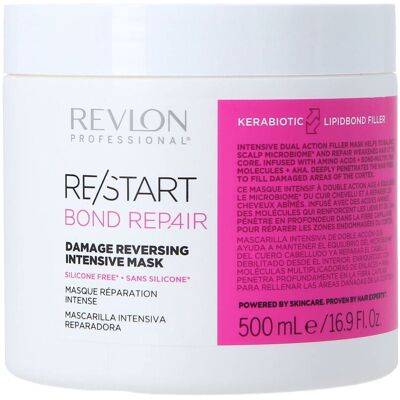 Revlon Restart Bond Repair Mask, Intensywnie Regenerująca Maska Naprawiająca Uszkodzenia Włosów 500ml Revlon Restart Bond Repair Mask, Intensywnie Regenerująca Maska Naprawiająca Uszkodzenia Włosów 500ml