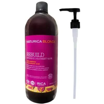 RICA Naturica Blonde Rebuild Intensive Treatment Maska do włosów blond 1000ml RICA Naturica Blonde Rebuild Intensive Treatment Maska do włosów blond 1000ml